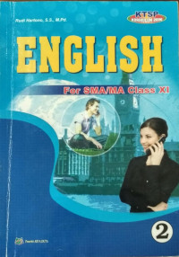 Image of English for SMA/MA Class XI 2 KTSP 2006